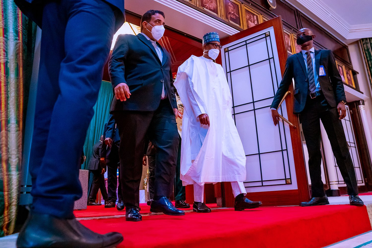 President Buhari hosts Libyan Prime Minister1