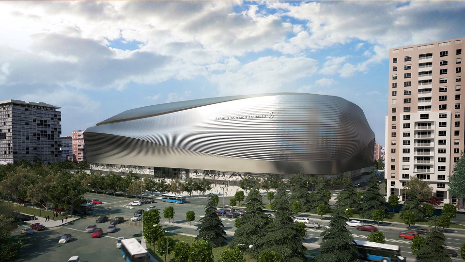 Real Madrid’s Bernabeu catches fire during stadium’s £500m redevelopment works1