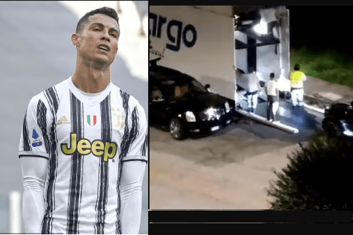 Ronaldo fuels Juventus exit speculation as footage emerges of his seven supercars being removed from his mansion