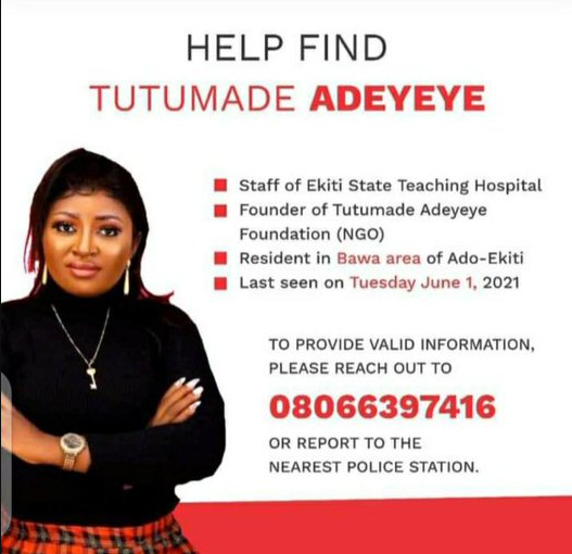 Ekiti big girl, Tutumade Adeyeye is MISSING 1