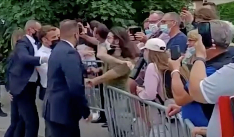 court sentences man who slapped Macron to 4 months in jail 2 Court sentences man who slapped Macron to four months in jail