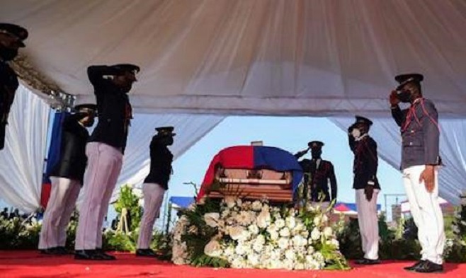 Haiti holds funeral for slain president Moise Haiti holds funeral for slain president Moise