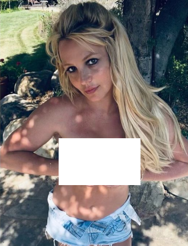 britney spears Britney Spears Snaps Back! Goes Topl3ss