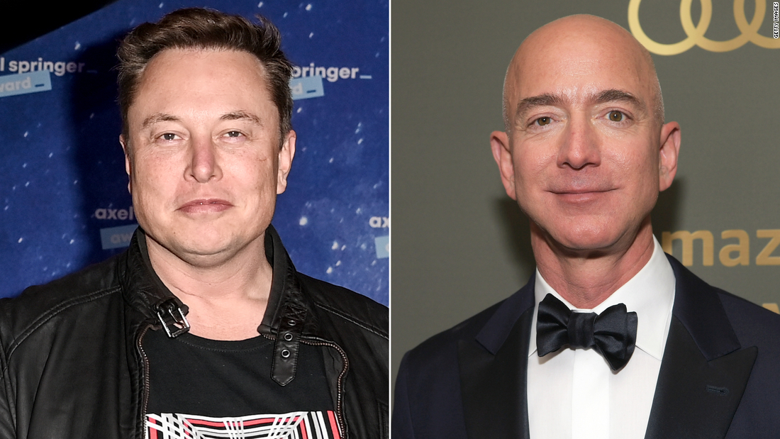 Jeff Bezos's Blue Origin sues US government for giving build a spacecraft contract to Elon Musk's SpaceX Jeff Bezos's Blue Origin sues US government for giving spacecraft contract to Elon Musk's SpaceX