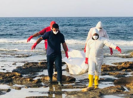 Bodies of 17 people washed ashore in Libya Bodies of 17 people washed ashore in Libya