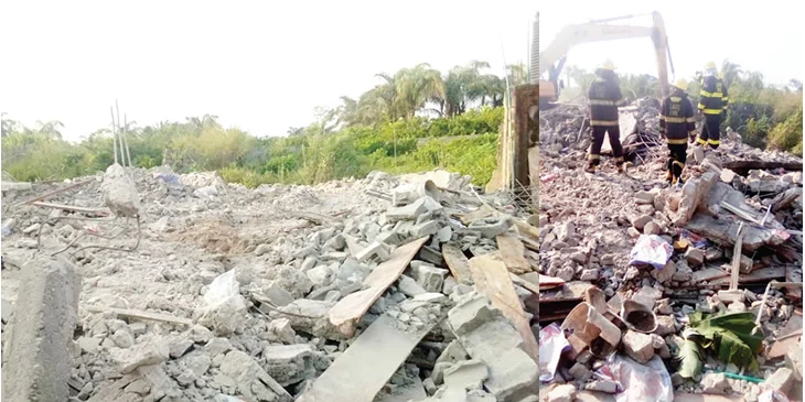 17 days after Ikoyi building collapse, another building in Lagos collapses, kills FOUR 17 days after Ikoyi building collapse, another building in Lagos collapses, kills FOUR