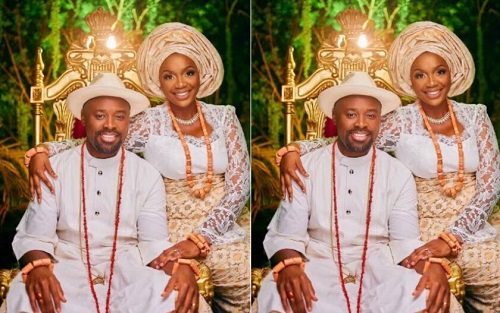 Ivie Emiko Itsekiri queen celebrates Olu of Warri on 7th wedding anniversary Ivie Emiko Itsekiri queen celebrates Olu of Warri on 7th wedding anniversary