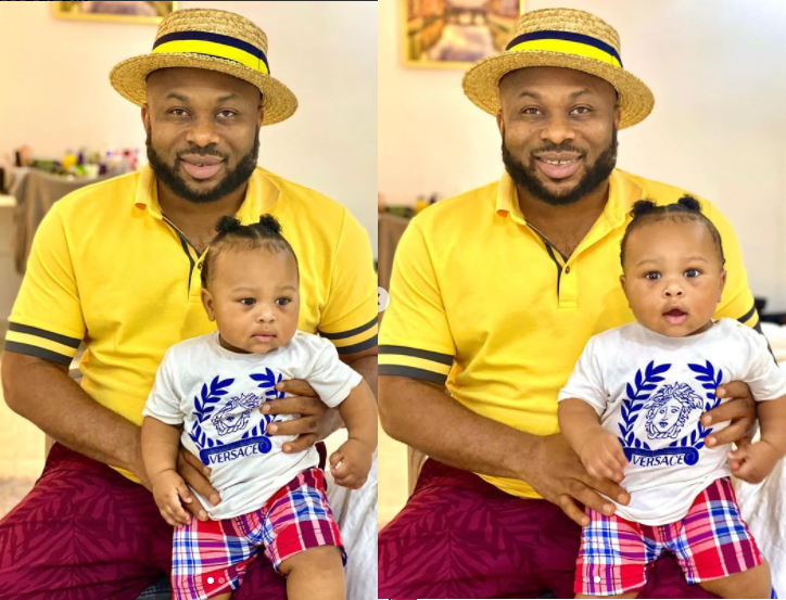 Olakunle Churchill shares adorable of his youngest son, Omoniyi1 Olakunle Churchill shares adorable of his youngest son, Omoniyi