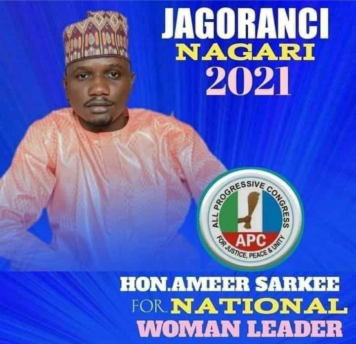 Shock as man rolls out poster to contest for position of APC Woman Leader Shock as man rolls out poster to contest for position of APC Woman Leader