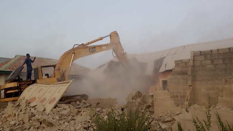 UNIABUJA kidnappers house demolished Niger government demolishes kidnapper’s house