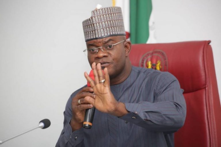 Yahaya-Bello Yahaya Bello commiserates with Sanwo-Olu, FCT Minister