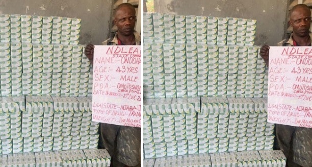 Man arrested with 1m tramadol capsules Man arrested with 1m tramadol capsules
