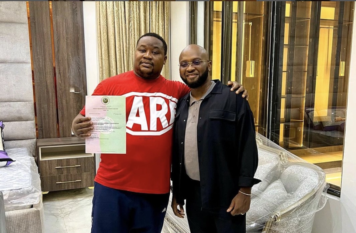 Cubana-Chief-Priest-flaunts-letter-of-appointment- Uzodimma appoints Cubana Chief Priest as special adviser