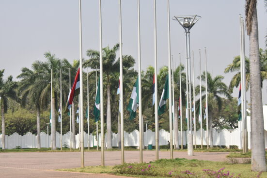 Flags fly at half mast in Aso Rock in honour of Shonekan Flags fly at half mast in Aso Rock in honour of Shonekan
