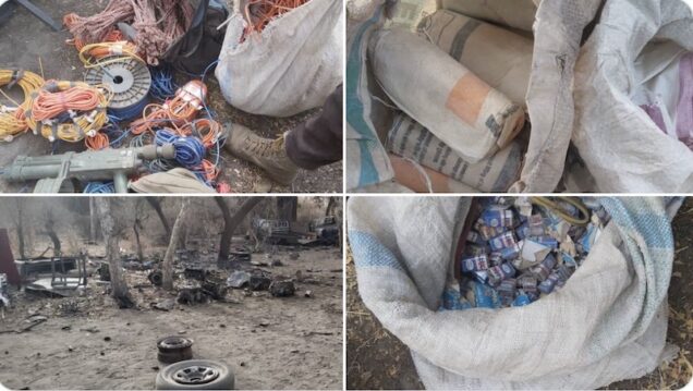 Army Discovers Bomb Factory In Sambisa Forest Army Discovers Bomb Factory In Sambisa Forest