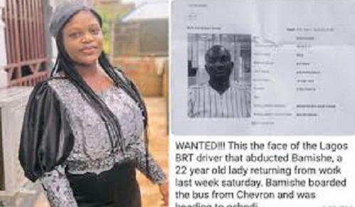 Driver Of BRT Where 22-Year Old Bamise Got Missing Is Arrested Driver Of BRT Where 22-Year Old Bamise Got Missing Is Arrested