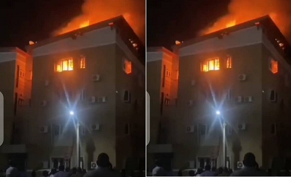 Fire Guts LSDPC Building In Ogba, Lagos Fire Guts LSDPC Building In Ogba, Lagos