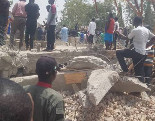 Dozens Feared Dead As Building Under Construction Collapses In Taraba Dozens Feared Dead As Building Under Construction Collapses In Taraba