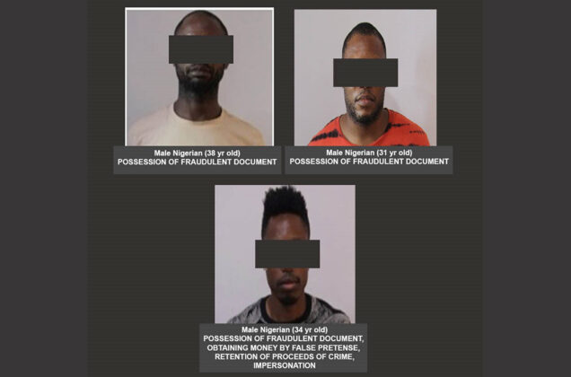 Interpol, EFCC arrest 3 Nigerians in Operation Killer Bee Interpol, EFCC arrest 3 Nigerians in Operation Killer Bee