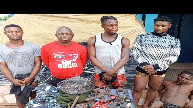 Police Arrest Suspected Killers Of Female Police Officer Who Are IPOB Members Police Arrest Suspected Killers Of Female Police Officer Who Are IPOB Members