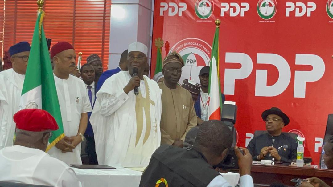 Atiku receives PDP’s Certificate of Return Atiku Abubakar