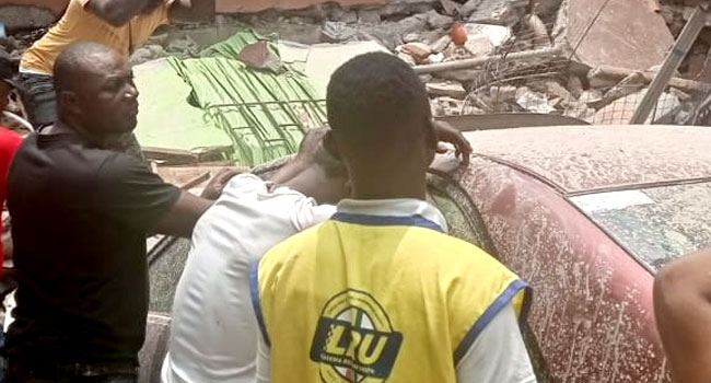 Another Building Collapses In Lagos Another Building Collapses In Lagos