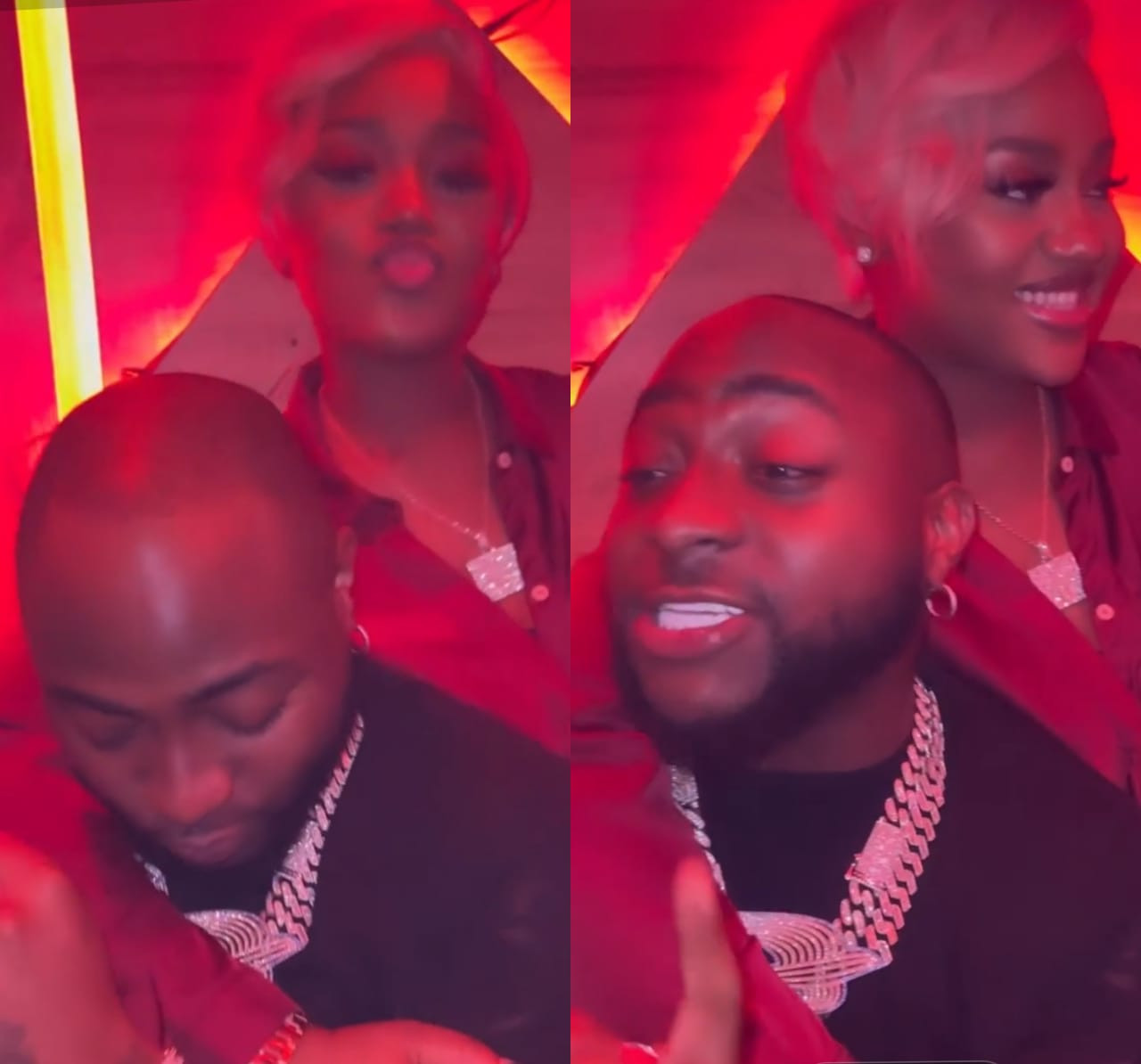 New Photos Of Davido And Chioma In A Club New Photos Of Davido And Chioma In A Club