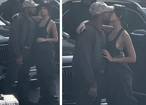 Kanye West And New Girlfriend, Juliana Nalú Pack On The PDA