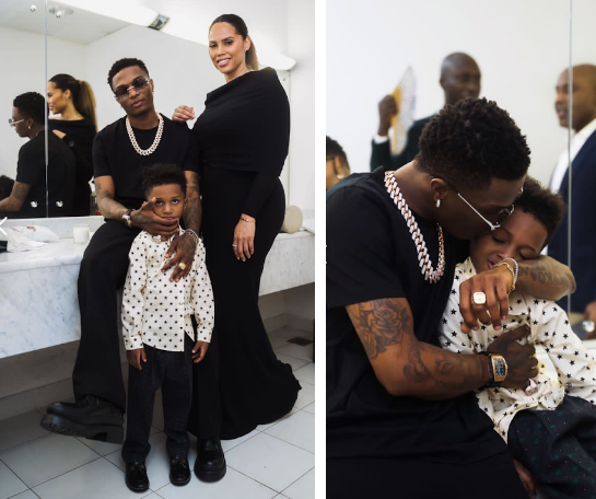 Wizkid Shares Photos With Baby Mama Jada Pollock And Their Son Wizkid