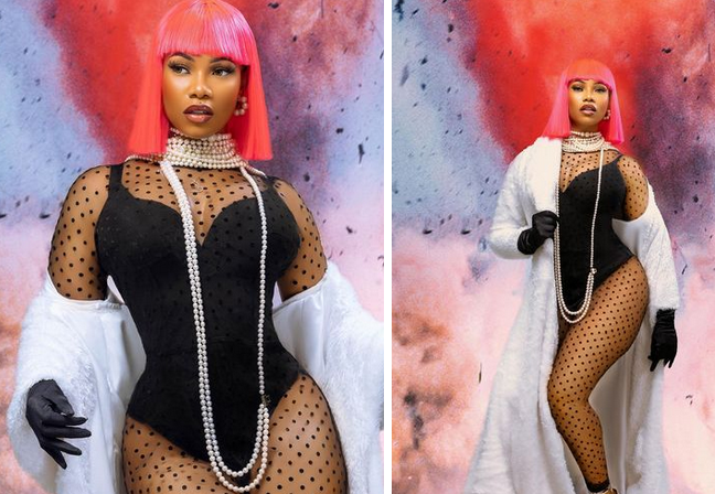 BBNaija Star, Tacha Recreates Nicki Minaj's Look BBNaija Star, Tacha Recreates Nicki Minaj's Look