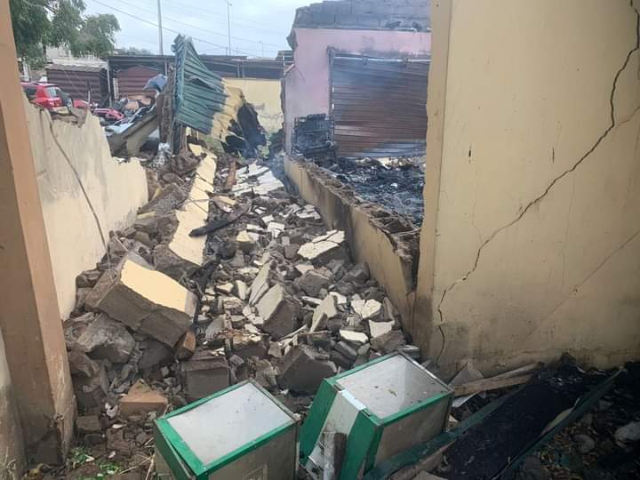 Hoodlums set Ogun INEC office on fire