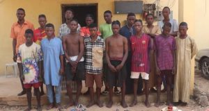 Police Parade 17 Restive Youths Over Another’s Death In Niger Police parade 17 restive youths over another’s death in Niger