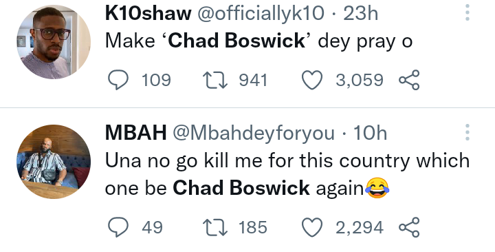 Tweeps knocks BBNaija Hermes over ‘Chad Boswick’ costume
