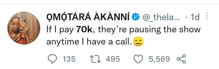 Reactions as Asake sells concert tickets at 70k for regular