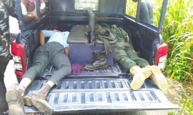 Three policemen shot dead by unknown gunmen in Enugu Three policemen shot dead by unknown gunmen in Enugu