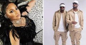 Lola Omotayo Celebrates Psquare On Their Birthday psquare
