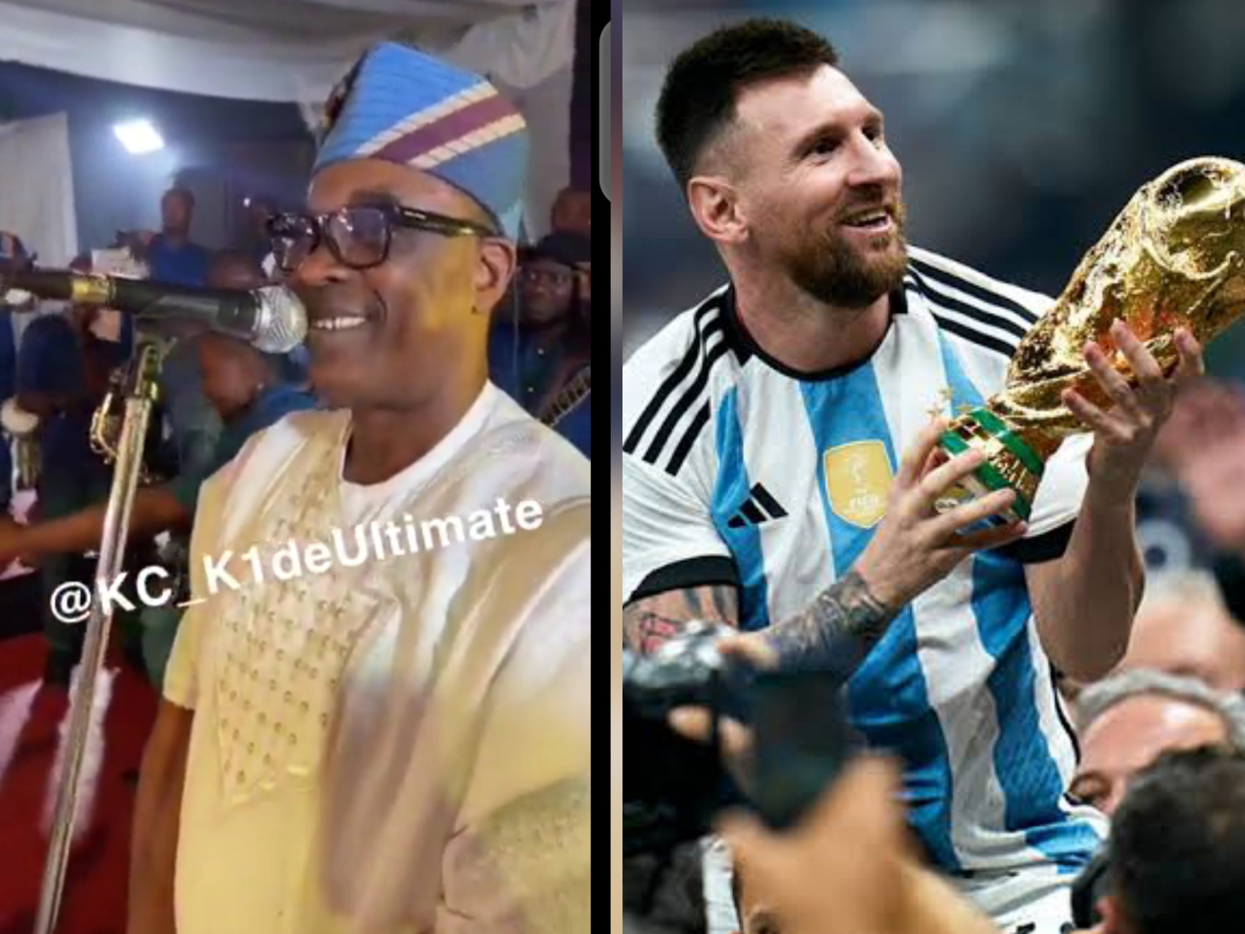 K1 eulogises Messi
