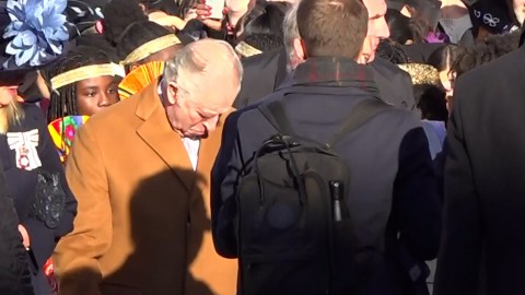 Man arrested after 'egg thrown at King Charles' for second time Man arrested after 'egg thrown at King Charles' for second time