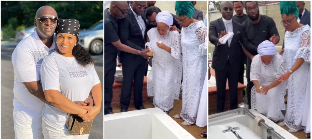 Tears As Sammie Okposo Is Buried In Lagos