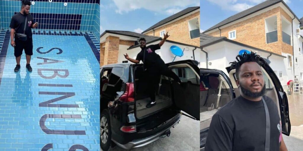 Skit maker, Sabinus acquires new house, car Skit maker, Sabinus acquires new house, car