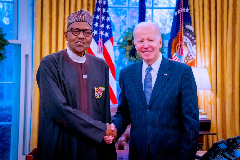  Buhari Meets Biden At The White House Amid US-Africa Summit [Photos]