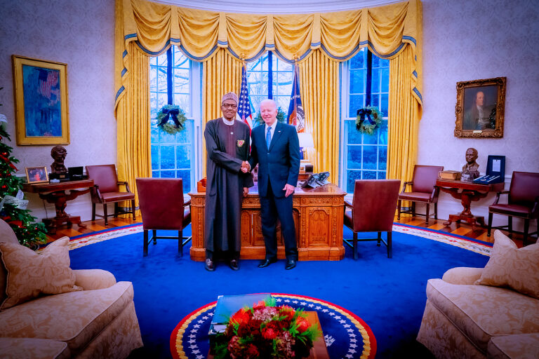  Buhari Meets Biden At The White House Amid US-Africa Summit [Photos]