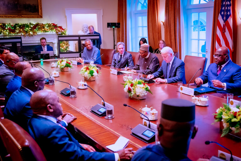  Buhari Meets Biden At The White House Amid US-Africa Summit [Photos]