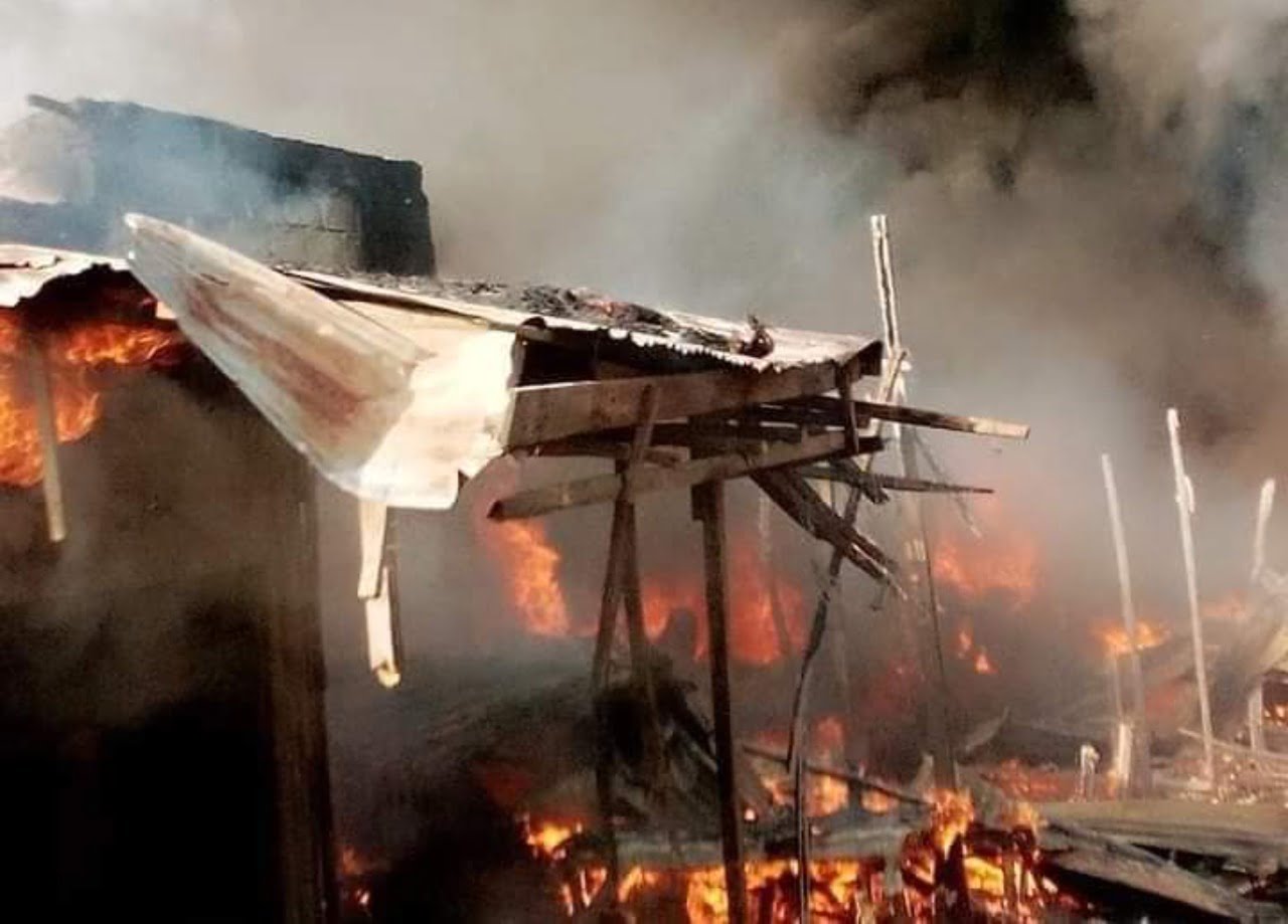 goods burnt fire