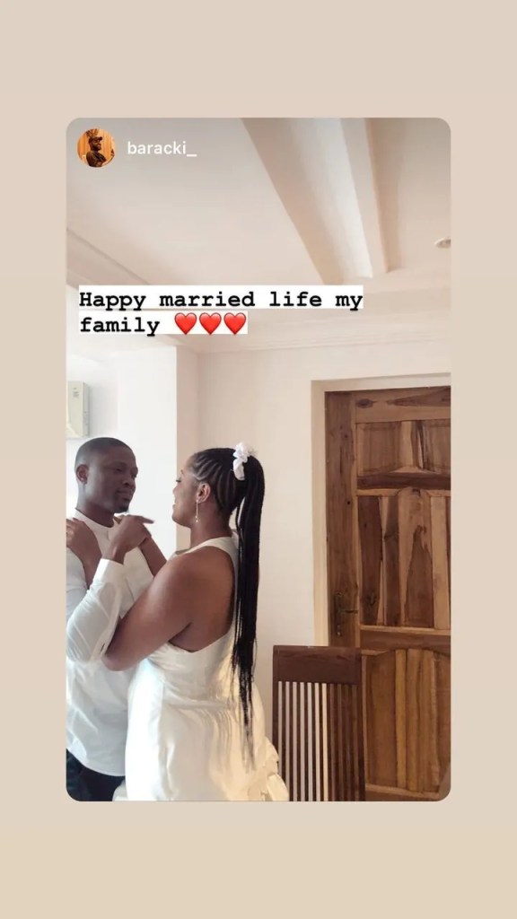 Vector weds girlfriend in low-key ceremony