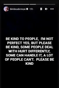 ‘It’s Hard To Hang In There’- Bimbo Ademoye Speaks On Depression