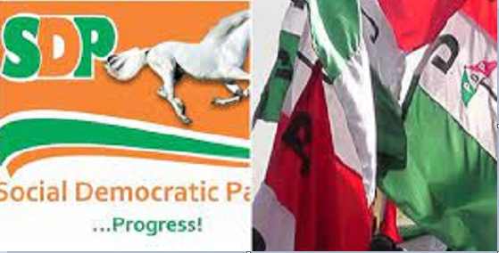 Lagos SDP Chairman, Excos DUMP Party, Join PDP Because Of Funke Akindele, Banky W 111 SDP
