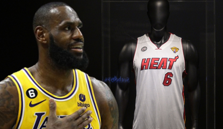 LeBron James jersey sells for record $3.7m
