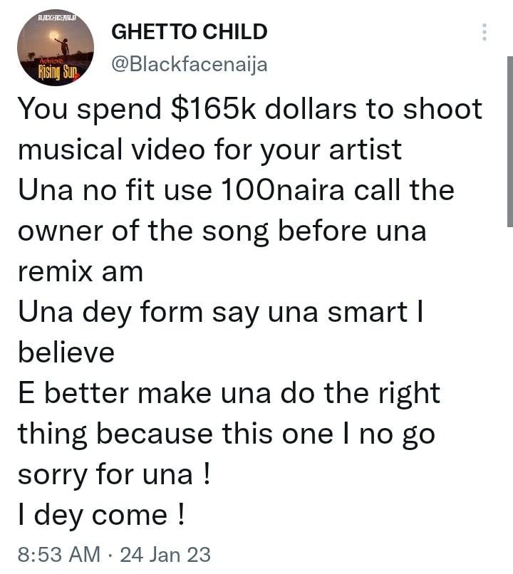 Singer Blackface Calls Out Asake Over Intellectual Property Theft