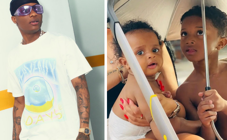 Wizkid Shows Off His Children With Jada Pollock Wizkid